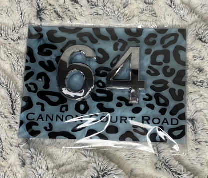 Animal Print Door Sign