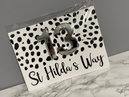 Animal Print Door Sign