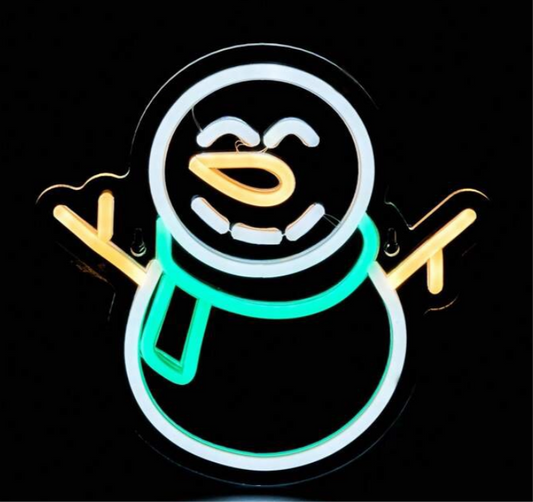 Snowman LED Neon Signs