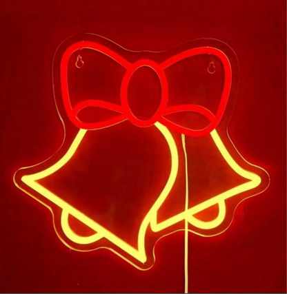 Christmas Bells LED Neon Sign