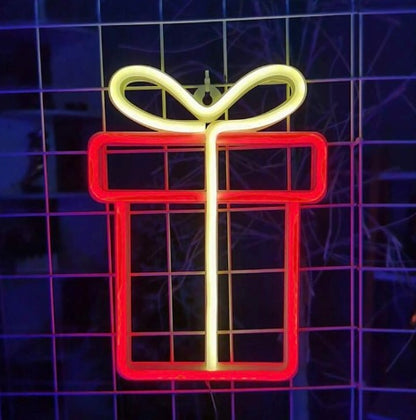 Christmas Present LED Neon Sign