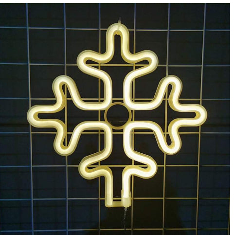 Christmas Snowflake LED Neon Sign