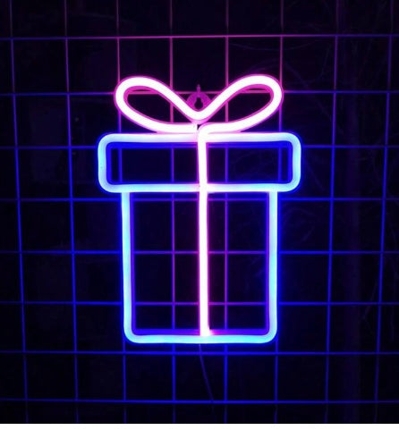 Christmas Present LED Neon Sign