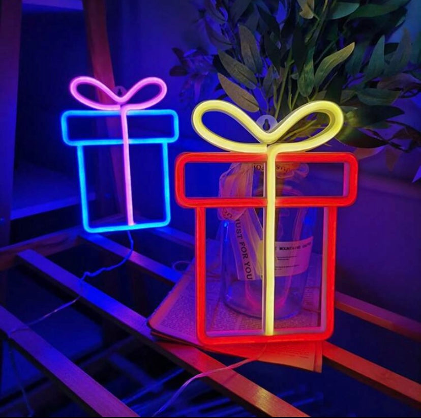 Christmas Present LED Neon Sign