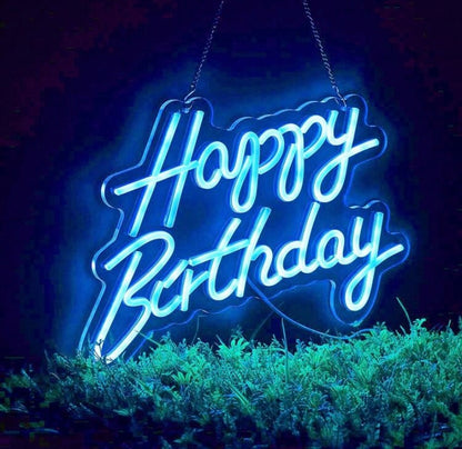 Happy Birthday LED Neon Sign