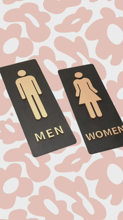 Acrylic Toilet Plaque